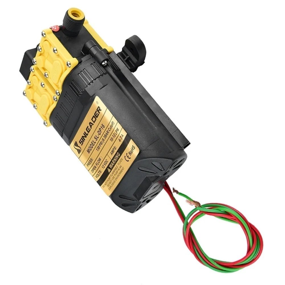 12V 7A 10L/min High Pressure Agricultural Electric Water Pump Water Sprayer Pumps Dual-Core Power Agricultural Electric