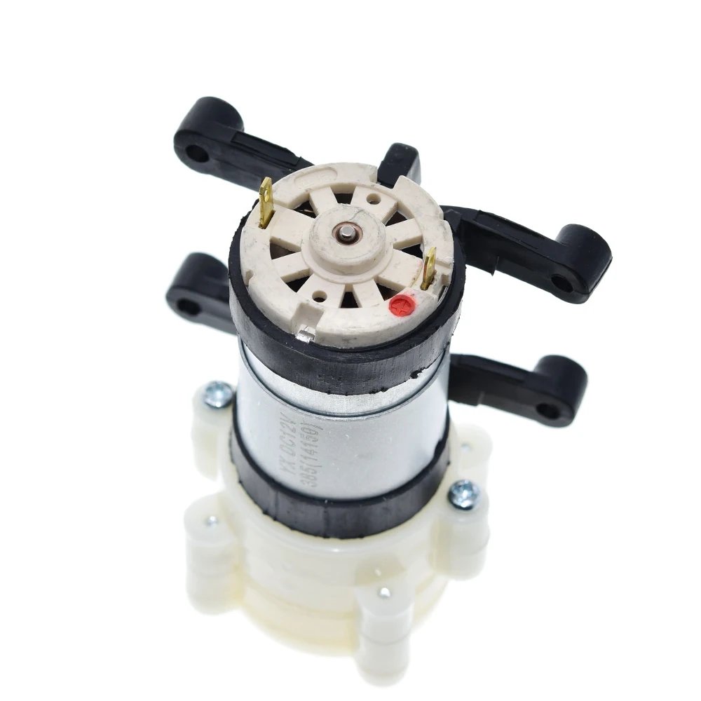 TZT  DC6-12V R385 Aquarium Fish Tank Round Water Air DC Diaphragm Pump Aquarium Air Pumps Accessories