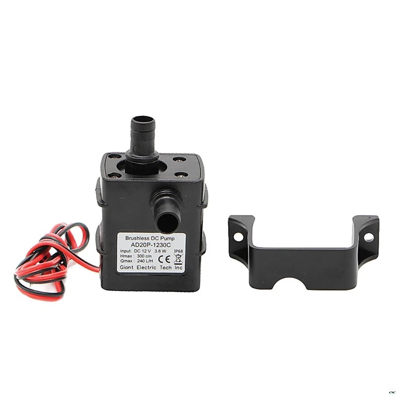 Mini DC12V 3M 240L/H Brushless Motor Submersible Water Pump 12v Water Pump 12V 4.8W or 24V 5.8W