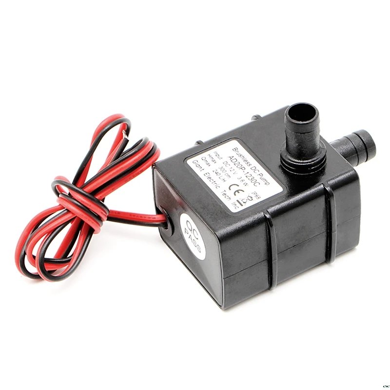 Mini DC12V 3M 240L/H Brushless Motor Submersible Water Pump 12v Water Pump 12V 4.8W or 24V 5.8W