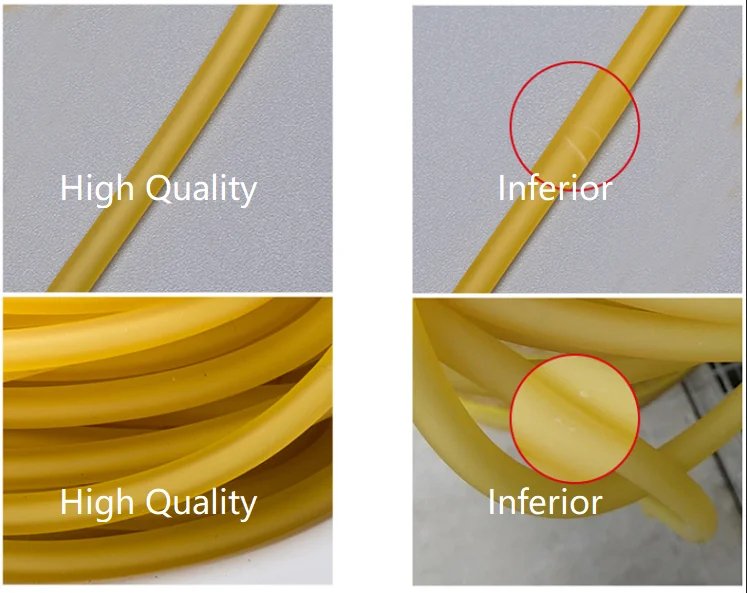1~10M Natural Latex Rubber Tubing Tube ID 1.6 ~18mm OD 3.2~22mm Speargun Band Slingshot Catapult Tube Rubber Hose Tension Belt