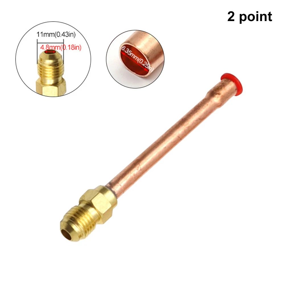 Copper Tube Brass Pipe Fitting Connector Adapeter 45 Degree For Air Conditioner 2/3/4/5/6 Points -20 To 120℃ Pipe Joint HVAC Too