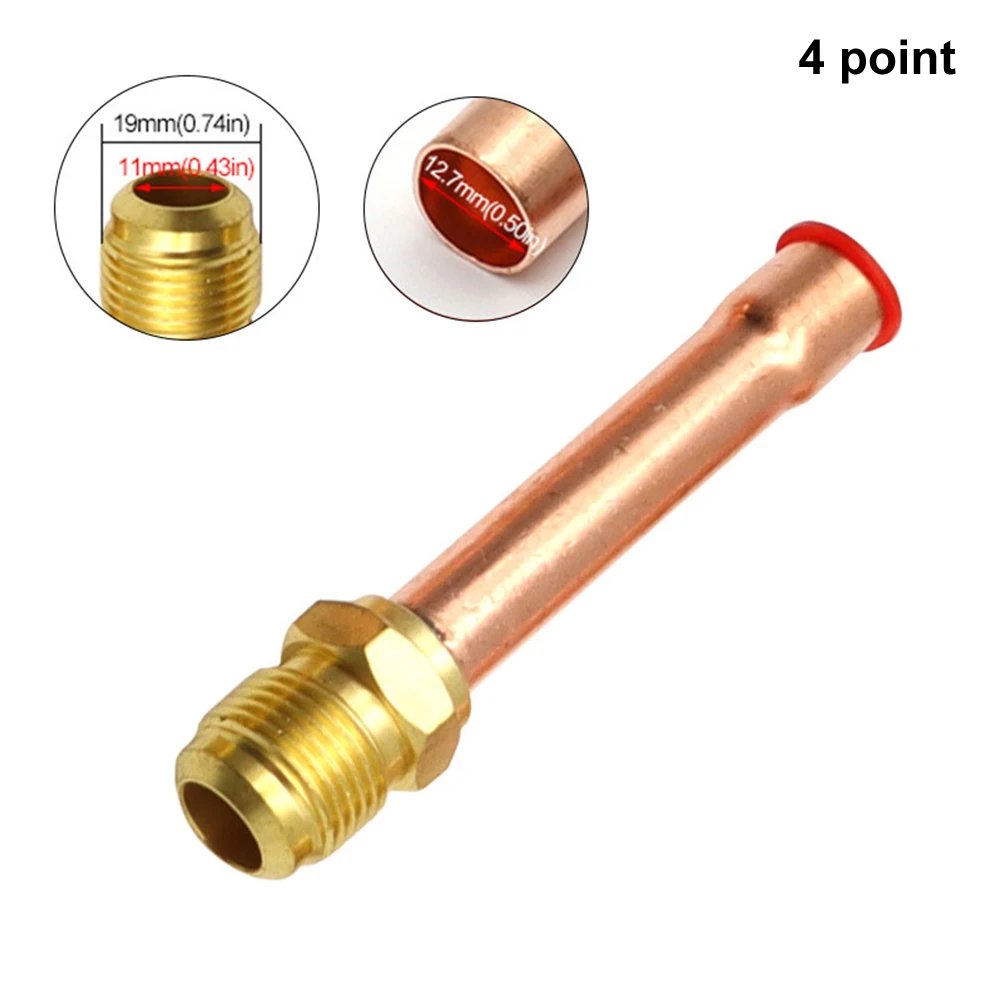 Copper Tube Brass Pipe Fitting Connector Adapeter 45 Degree For Air Conditioner 2/3/4/5/6 Points -20 To 120℃ Pipe Joint HVAC Too
