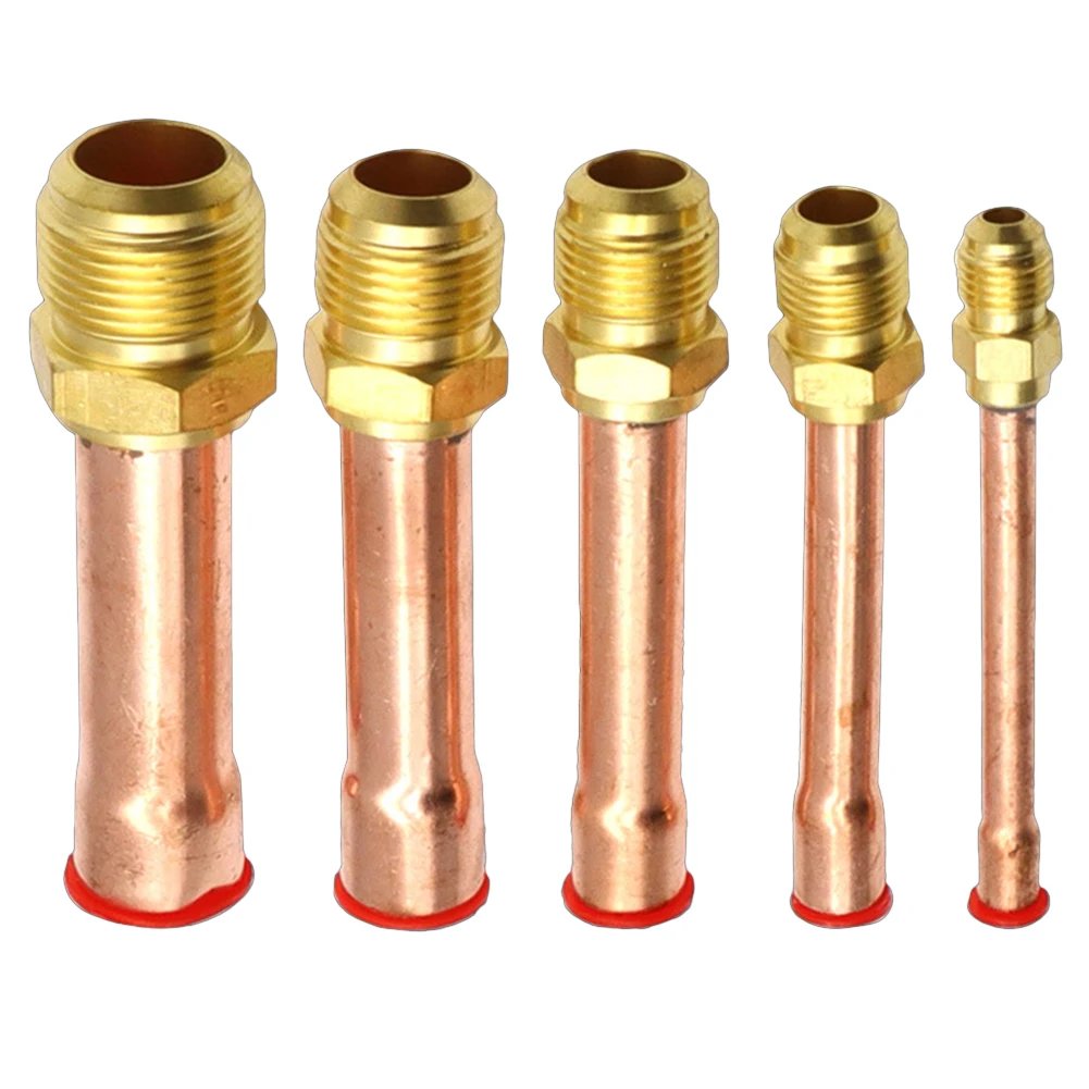 Copper Tube Brass Pipe Fitting Connector Adapeter 45 Degree For Air Conditioner 2/3/4/5/6 Points -20 To 120℃ Pipe Joint HVAC Too