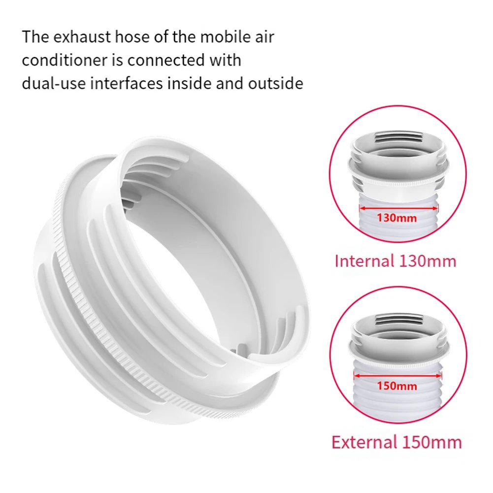 Mobile Air Conditioner Exhaust Hose Connector 13/15CM Universal Hose Reducer Ventilation Duct Extender Adapter HVAC Systems