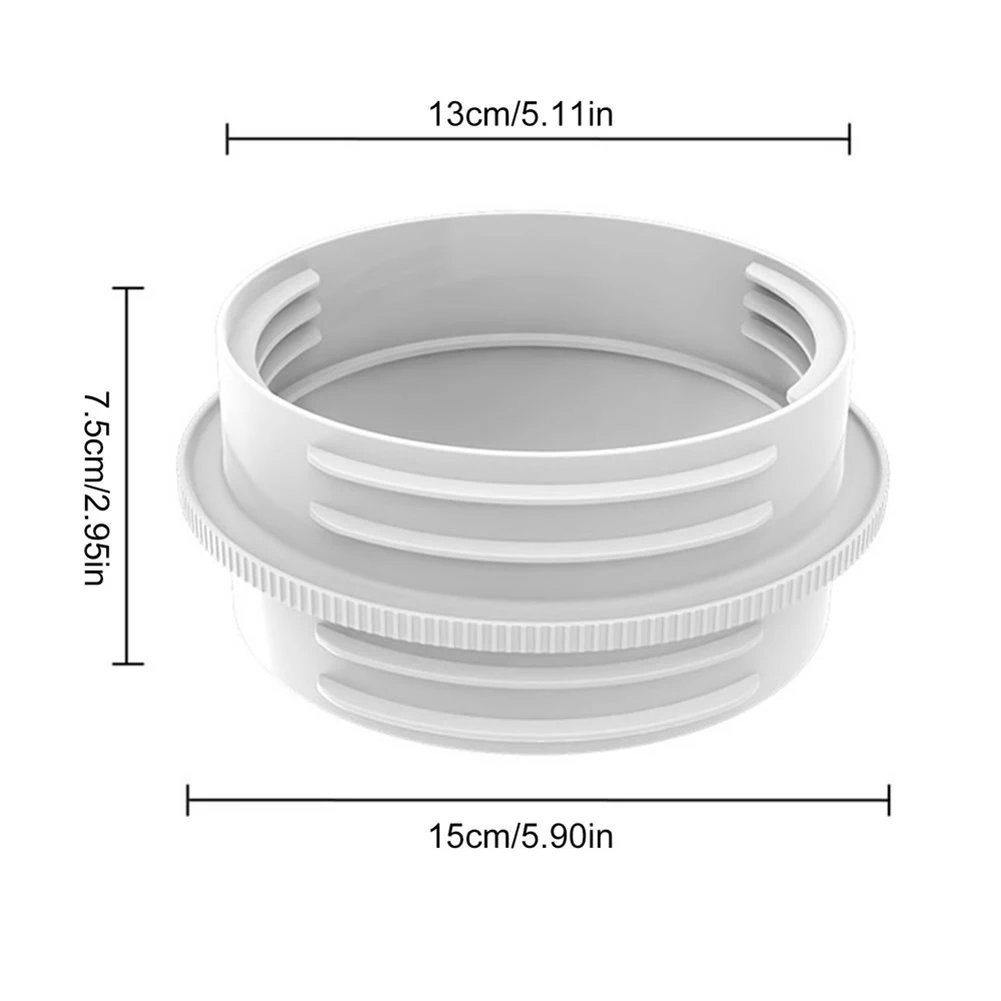 Mobile Air Conditioner Exhaust Hose Connector 13/15CM Universal Hose Reducer Ventilation Duct Extender Adapter HVAC Systems
