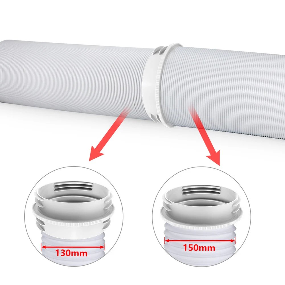 Mobile Air Conditioner Exhaust Hose Connector 13/15CM Universal Hose Reducer Ventilation Duct Extender Adapter HVAC Systems