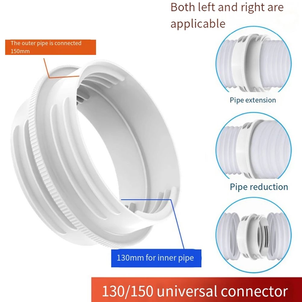 Mobile Air Conditioner Exhaust Hose Connector 13/15CM Universal Hose Reducer Ventilation Duct Extender Adapter HVAC Systems