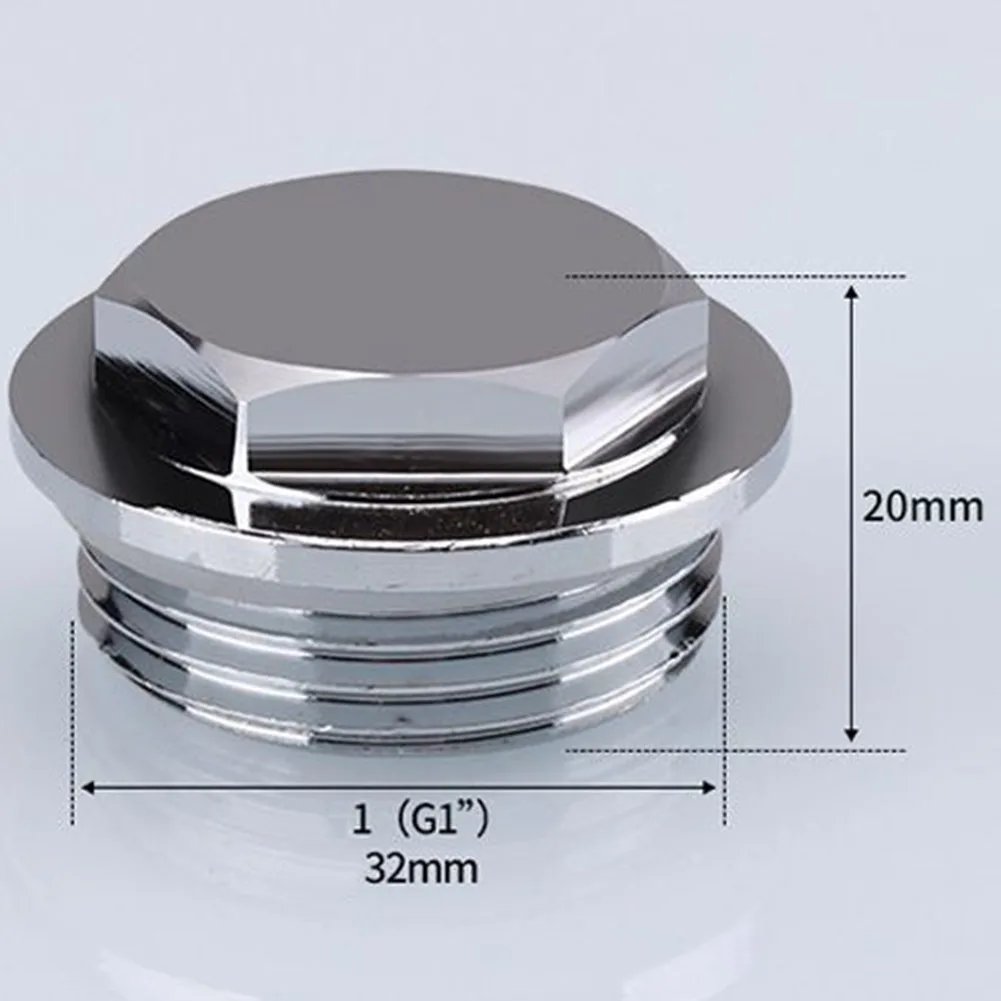 Brass Blanking Plug Air Vent Valve Bleeder Manual Bleed Plug Ventilation System Parts Central Heating Radiators G1/2 G3/4