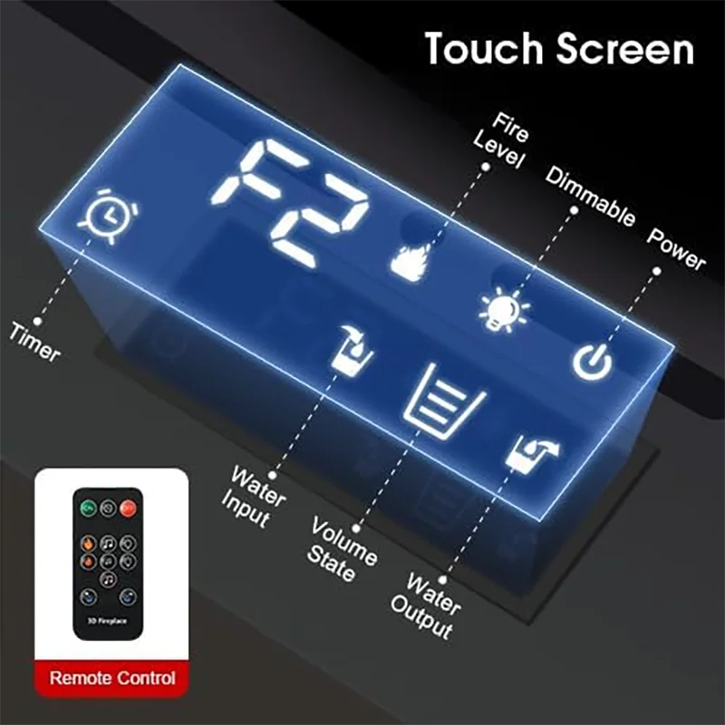 Electric Fireplace 3D Water Mist Fireplace Embedded Realistic Mist Flame Remote Control APP Interior Decoration Steam Fireplace Electric Fireplace 3D Water Mist Fireplace Embedded Realistic Mist Flame Remote Control APP Interior Decoration Steam Fireplace