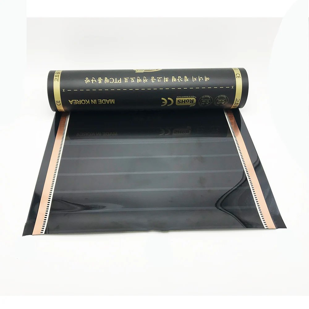 MINCO HEAT 0.5~4m2 AC220V 240w/m2 Infrared Graphene PTC Heating Film Anti-overheat Electric Warm Floor Mat Made in Korea MINCO HEAT 0.5~4m2 AC220V 240w/m2 Infrared Graphene PTC Heating Film Anti-overheat Electric Warm Floor Mat Made in Korea