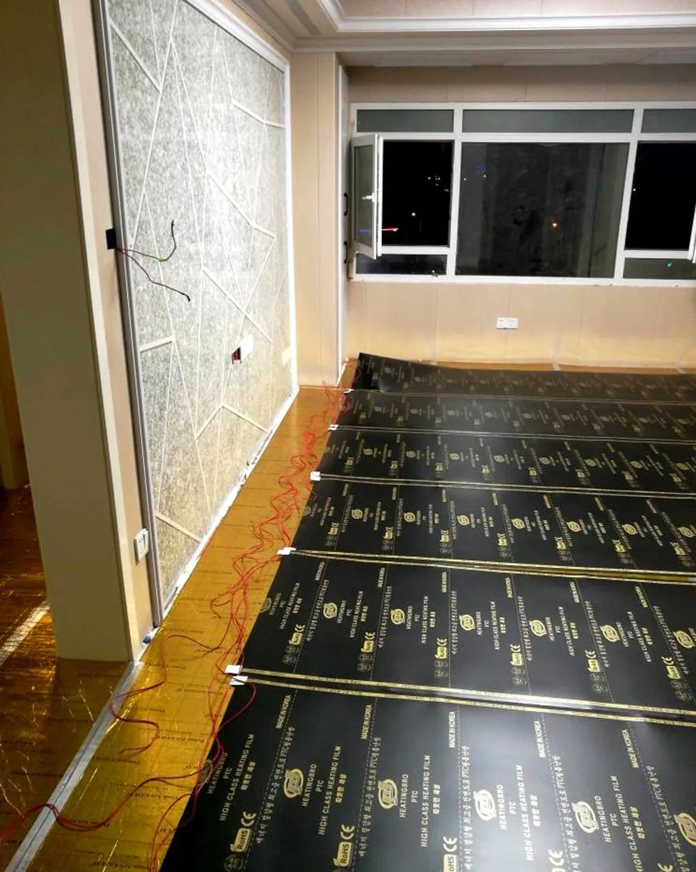 MINCO HEAT 0.5~4m2 AC220V 240w/m2 Infrared Graphene PTC Heating Film Anti-overheat Electric Warm Floor Mat Made in Korea MINCO HEAT 0.5~4m2 AC220V 240w/m2 Infrared Graphene PTC Heating Film Anti-overheat Electric Warm Floor Mat Made in Korea