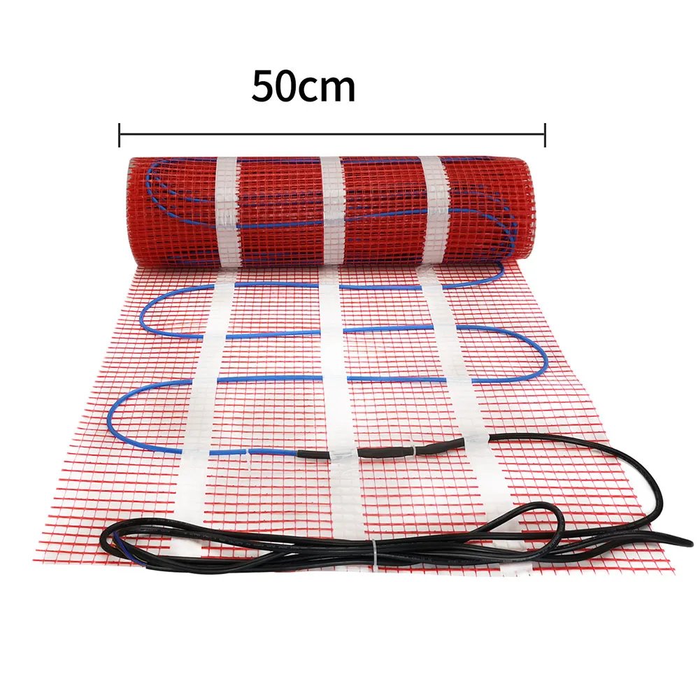 Electric Floor Heating Kit Pad Digital Thermostat 220V Radiant Warming Equipment 70w/150w/225w Electric Heating Alloy For Bathro