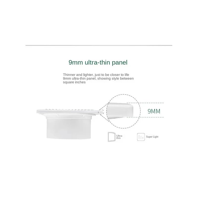 4″6″8″ Exhaust Fan Energy-saving Wall Mounted Vent Fan Anti-Mosquito Design Ventilator Extractor Fan for Bathroom Kitchen Toilet 4