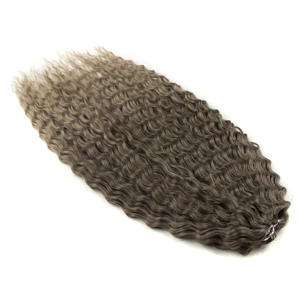 Ariel Curl Hair Water Wave Twist Crochet Hair Synthetic Braid Hair Ombre Blonde Pink 22 Inch Deep Wave Braiding Hair Extension