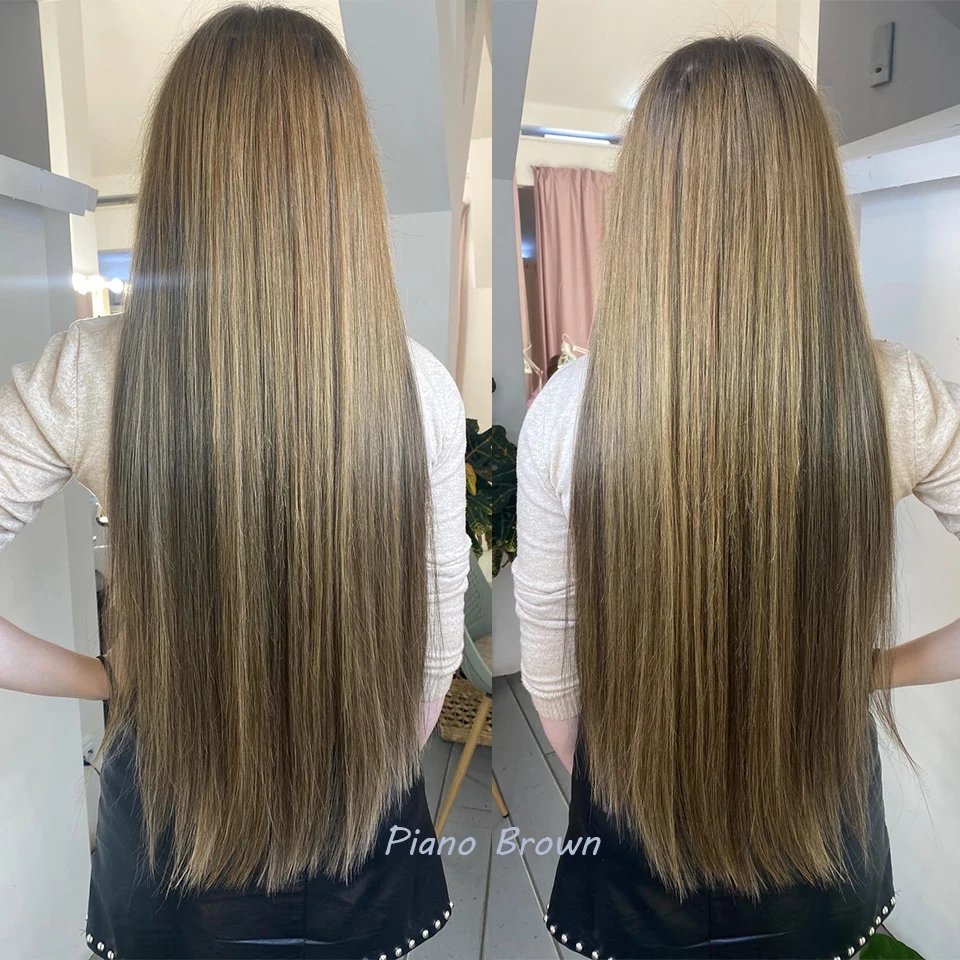 Bone Straight Hair Bundles Salon Natural Hair Extensions Fake Fibers Super Long Synthetic Yaki Straight Hair Weaving Full to End