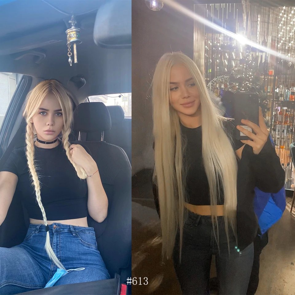 Bone Straight Hair Bundles Salon Natural Hair Extensions Fake Fibers Super Long Synthetic Yaki Straight Hair Weaving Full to End