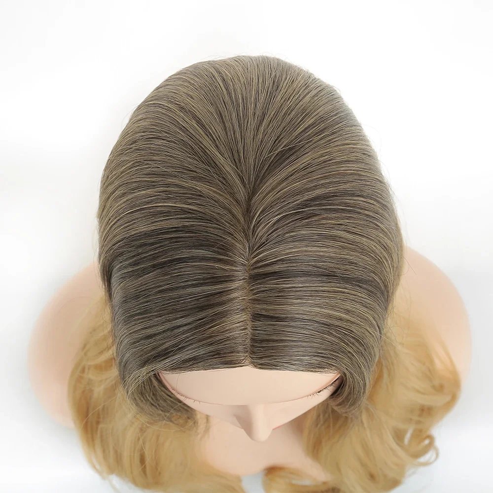 Synthetic Love and Thunder Movie Thor Men Cos Wig Long Wavy Curly Braid Side Bangs Jane Cosplay Hair for Men Party Wigs