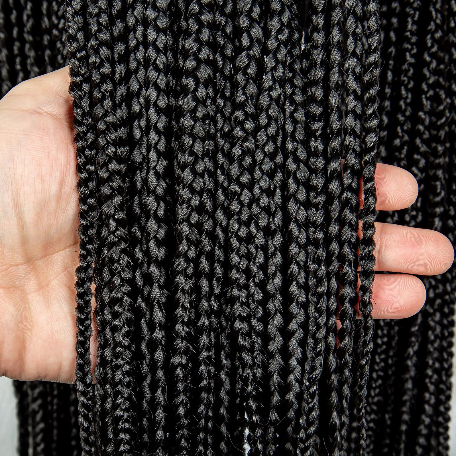 Synthetic Transparent HD Full Lace Braided Wigs For Black Women Crochet Braid Braiding Hair Knotless Box Cornrow&nbsp;Braids Wigs