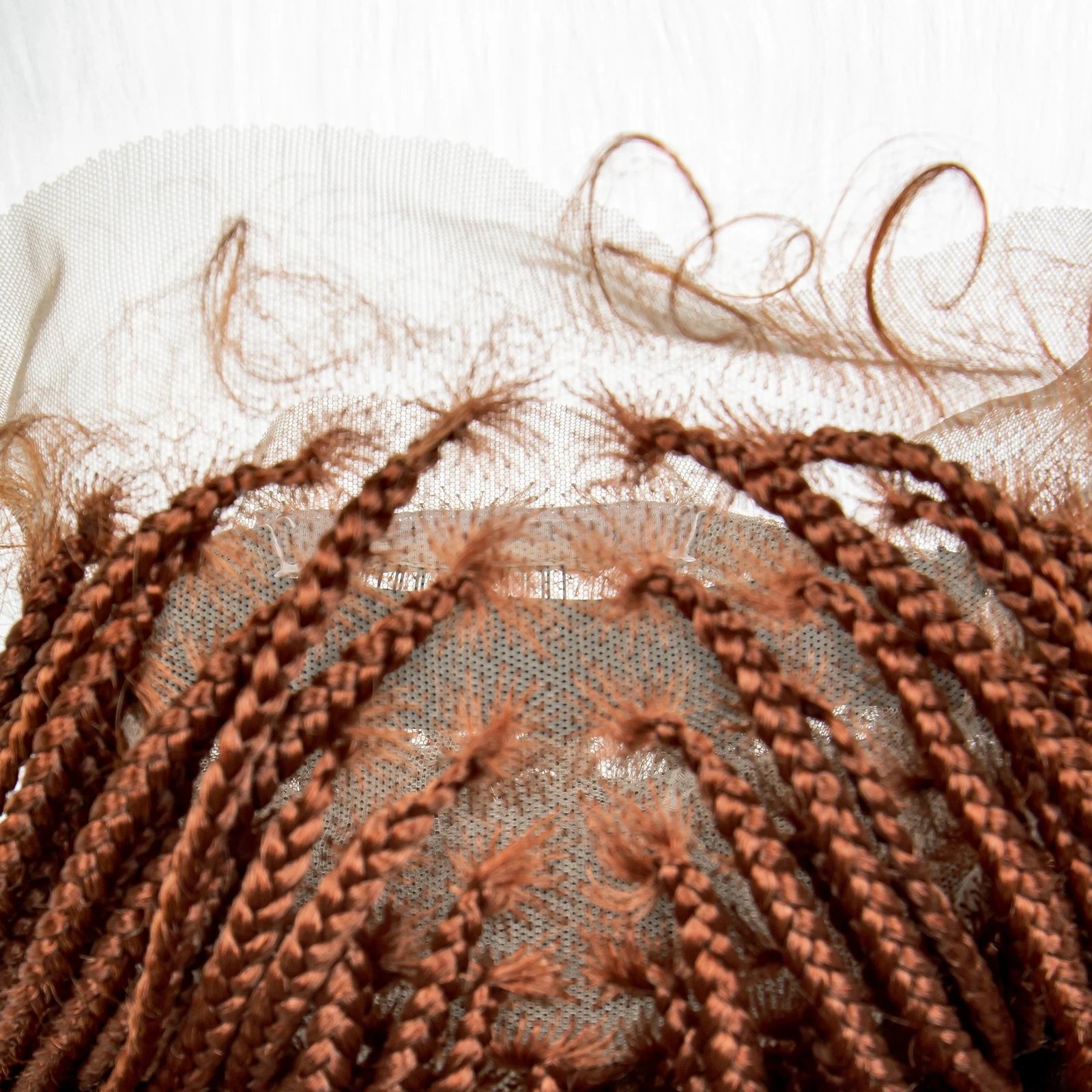 Synthetic Transparent HD Full Lace Braided Wigs For Black Women Crochet Braid Braiding Hair Knotless Box Cornrow&nbsp;Braids Wigs