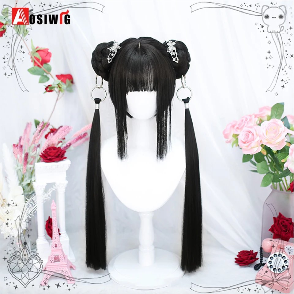 DIY Anime Synthetic Short Straight Green Wig Double Hair Loop Double Braid Ponytail Natural Short Straight Head Cover Wig For DIY Anime Synthetic Short Straight Green Wig Double Hair Loop Double Braid Ponytail Natural Short Straight Head Cover Wig For