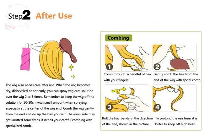 Cosplay Wig Fei-Show Synthetic Long Curly Middle Part Line Blonde Women Hair Costume Carnival Halloween Party Salon Hairpiece