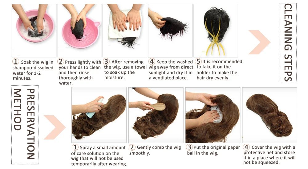 Synthetic Men's Wig Long Brown Natural Curly Rock Man Wig With Bangs Party Or Cosplay Adjustable Water Wave Male Hair Wig