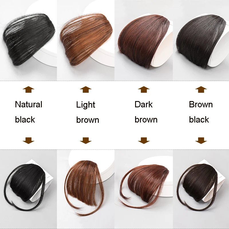 MANWEI Synthetic Wig Air bangs Women Natural Short Brown Blond Black Fake Hair Fringe Extension MANWEI Synthetic Wig Air bangs Women Natural Short Brown Blond Black Fake Hair Fringe Extension