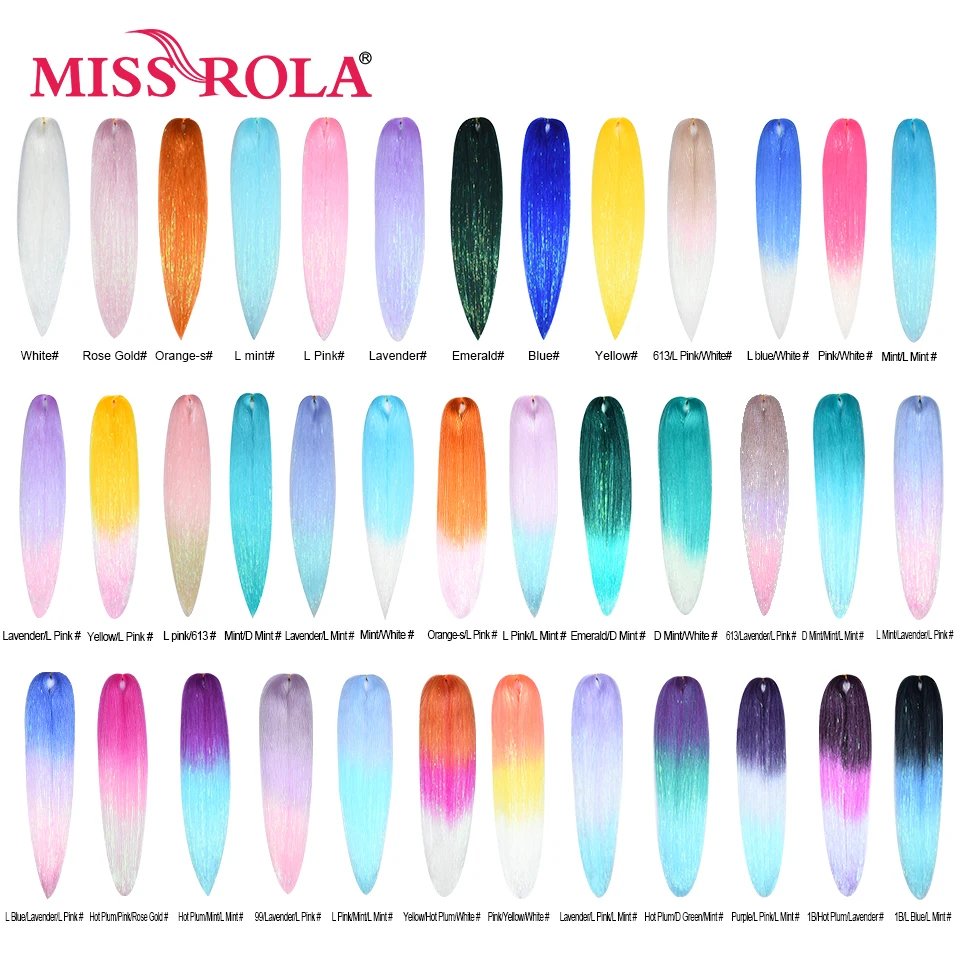 Miss Rola Synthetic 28Inch 100G 2023 New Hair Extension Yaki Straight Jumbo Braiding Hair Pre-Stretched Braid Kanekalon Hair