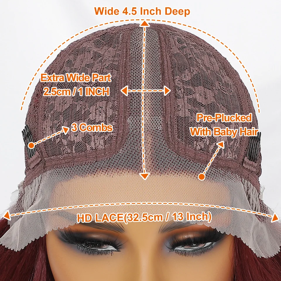 Black Brown Curly Wig Synthetic Lace Front Wigs For Women Blonde Orange Female Lace Wig 13X4.5X1 Cosplay Hair Daily Use Black Brown Curly Wig Synthetic Lace Front Wigs For Women Blonde Orange Female Lace Wig 13X4.5X1 Cosplay Hair Daily Use