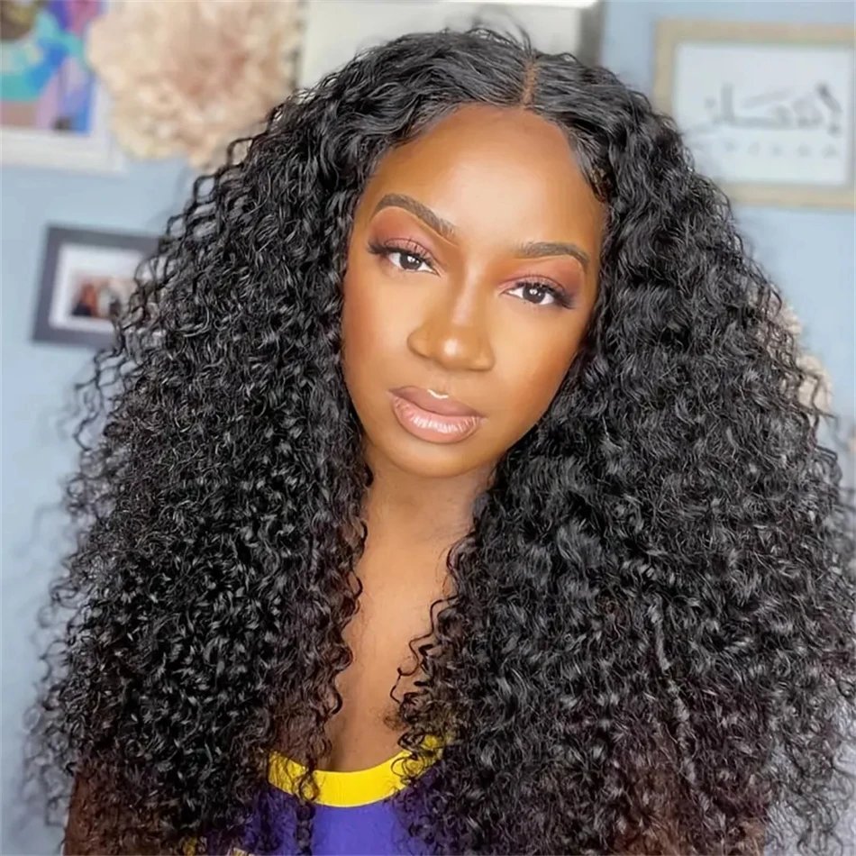30 38 Inch Deep Wave 13x6 Hd Lace Frontal Wig Curly Human Hair Wigs 200 Density 13x4 Lace Front Human Hair Wig 100% For Women