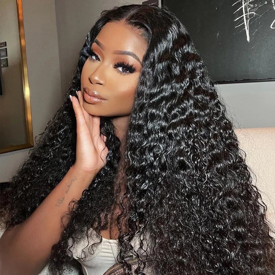 Cynosure 13x4/13x6 HD Transparent Lace Front Human Hair Wigs PrePlucked 4x4 Closure Wig Brazilian Kinky Curly Lace Frontal Wig