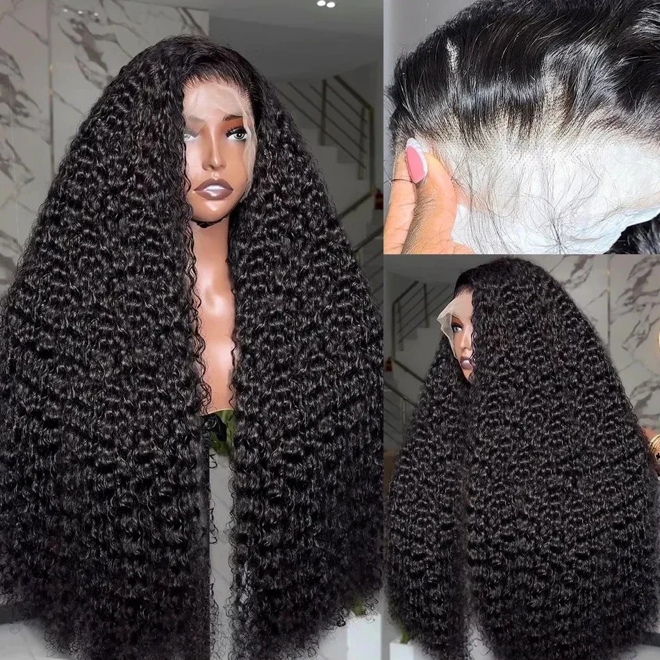 Wigirl 250% Deep Wave Frontal Wig 13x6 HD Lace Front Wig human hair Brazilian Loose Curly Water Wave 5x5 Closure Wigs For Women