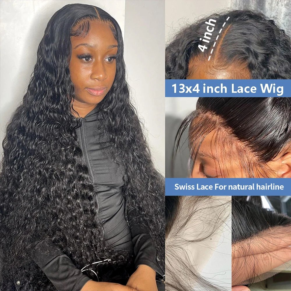Jerry Curly Lace Front Wig 100% Kinky Curly Human Hair Wigs 13x4 13x6 Brazilian HD Transparent Lace Frontal Wig Female Woman Wig