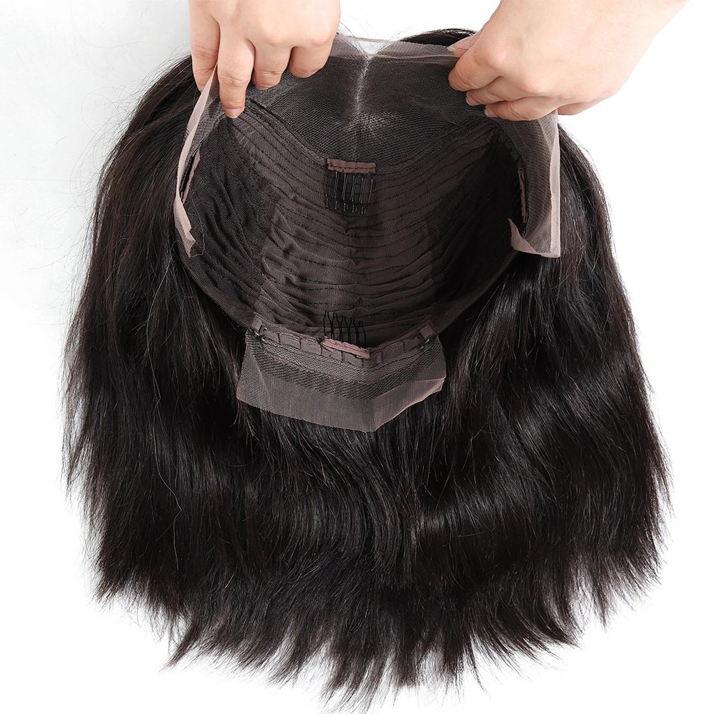 Brazilian 13*4 Lace Front Wig Short Human Hair Wigs Remy Hair 4*4 Lace Short Bob Straight Wig Wigs for Women Swiss Lace QT Hair