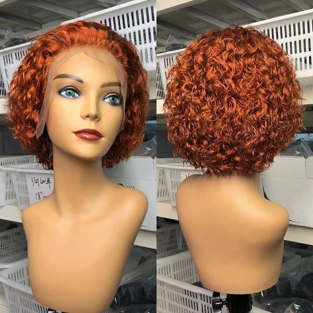 Pixie Cut Wig 99J Color Lace Wig Spring curl Short Bob Human Hair Wig For Women Natural Black Color Blonde Jarin Hair Cheap Wig Pixie Cut Wig 99J Color Lace Wig Spring curl Short Bob Human Hair Wig For Women Natural Black Color Blonde Jarin Hair Cheap Wig