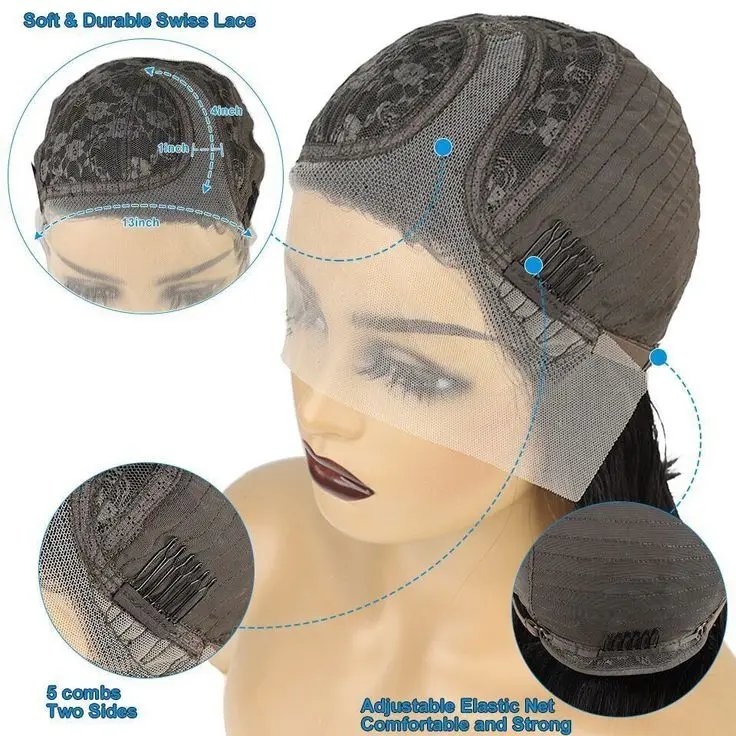 Short Bob Pixie Cut Wig Lace Frontal Straight Transparent Lace Front Human Hair Wigs For Women Preplucked Brazilian Hair Wear go