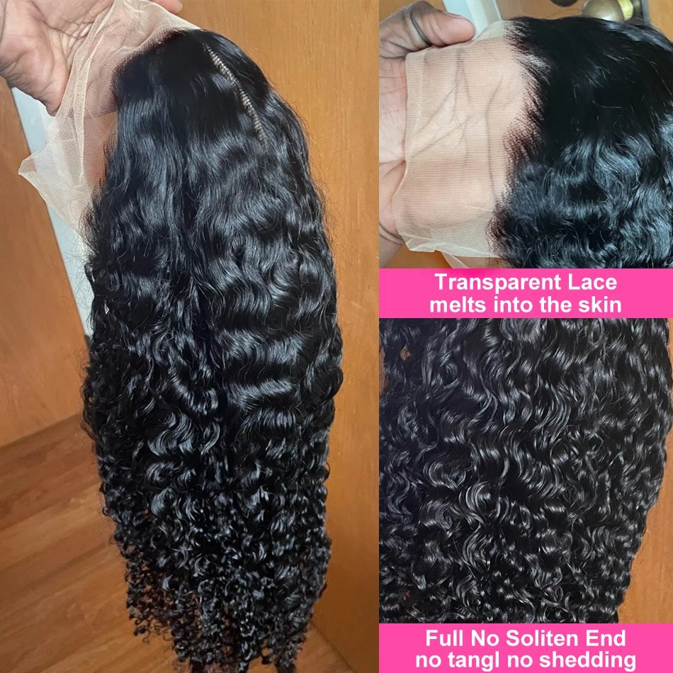 Rosabeauty 250% Hd 13x6 Water Wave Lace Frontal Human Hair Wigs Loose Deep Wave Lace Front Wig Curly 5x5 Closure Wig For Women Rosabeauty 250% Hd 13x6 Water Wave Lace Frontal Human Hair Wigs Loose Deep Wave Lace Front Wig Curly 5x5 Closure Wig For Women