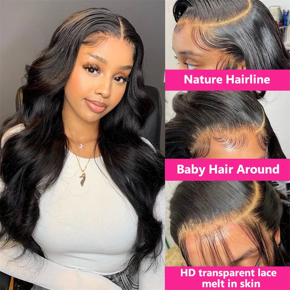 Body Wave Lace Front Wig 13x4 13x6 30 32 Inch 5x5 6x4 Glueless Lace Closure Wig HD Transparent Human Hair Lace Frontal Wig Sale