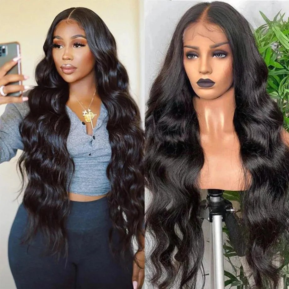 Body Wave Lace Front Wig 13x4 13x6 30 32 Inch 5x5 6x4 Glueless Lace Closure Wig HD Transparent Human Hair Lace Frontal Wig Sale