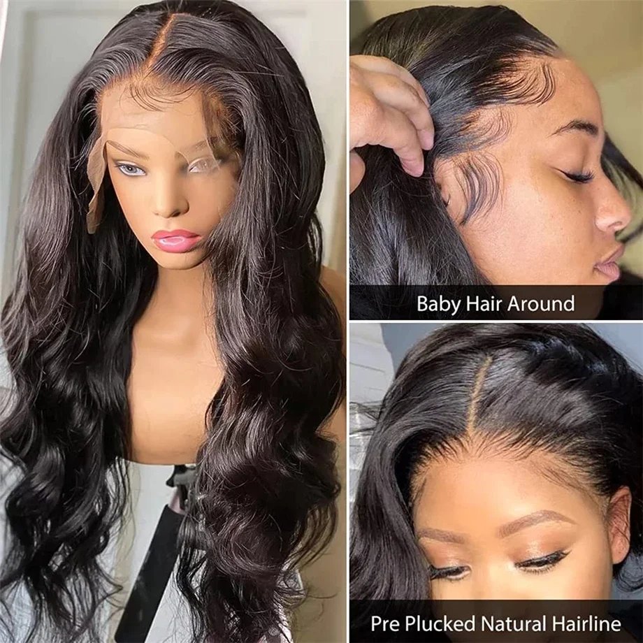 Body Wave Lace Front Wig 13x4 13x6 30 32 Inch 5x5 6x4 Glueless Lace Closure Wig HD Transparent Human Hair Lace Frontal Wig Sale