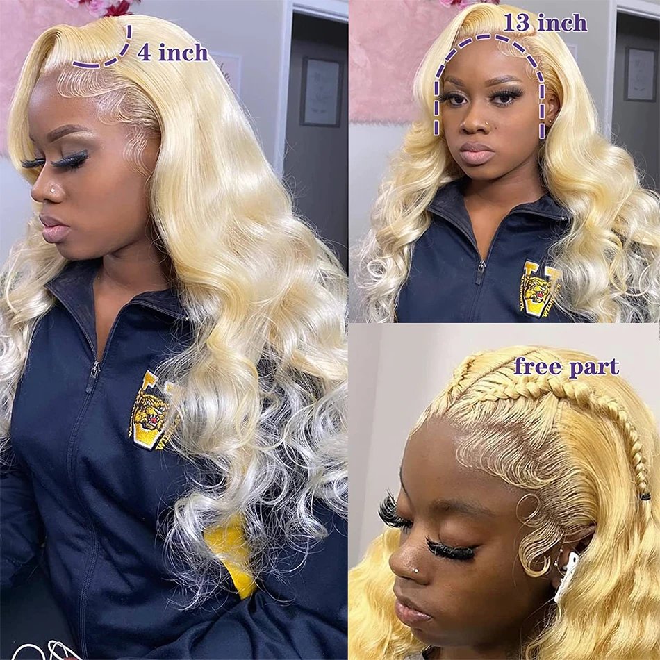 613 Blonde Lace Front Wig Human Hair Body Wave 13X6 Hd Lace Frontal Wig 13X4 Lace Front Human Hair Wig Hd Lace Wig For Women 613 Blonde Lace Front Wig Human Hair Body Wave 13X6 Hd Lace Frontal Wig 13X4 Lace Front Human Hair Wig Hd Lace Wig For Women
