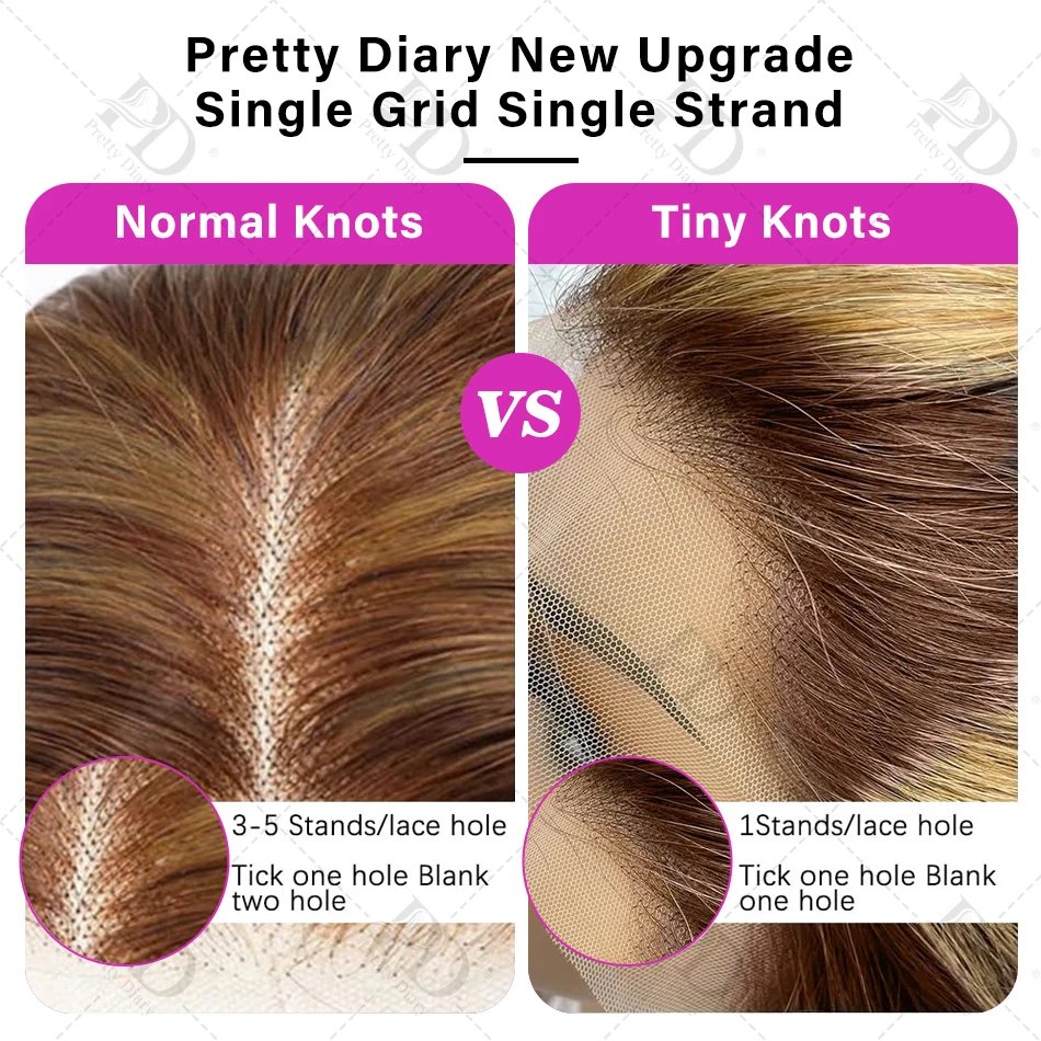 30 36Inch Bone Straight Ombre HD Colored 13x4 Lace Front Wig Brazilian 4/27 13x6 Highlight Human Hair Lace Frontal Wig For Women