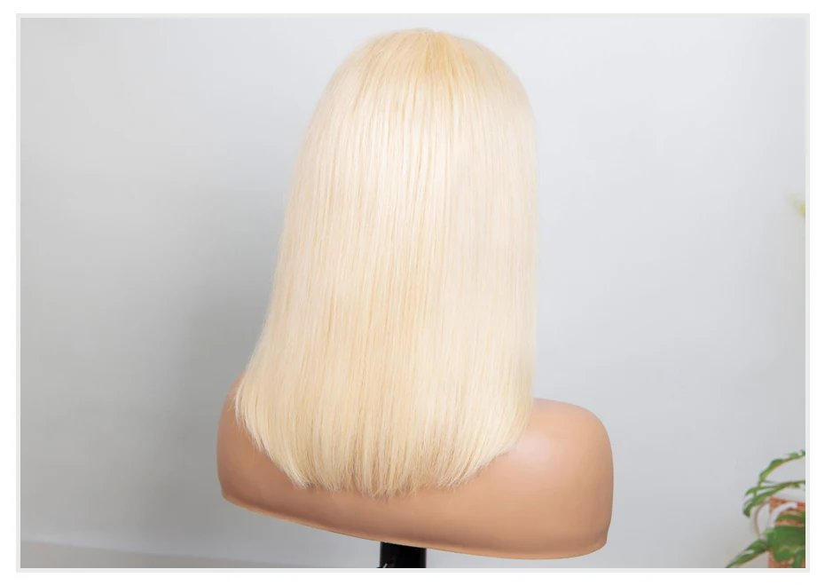 5x5 13x4 13x6 613 Blonde Bob Hair Wig Human Hair Lace Frontal Wig Brazilian Straight Bob Wig Lace Front Human Hair Wig for Women