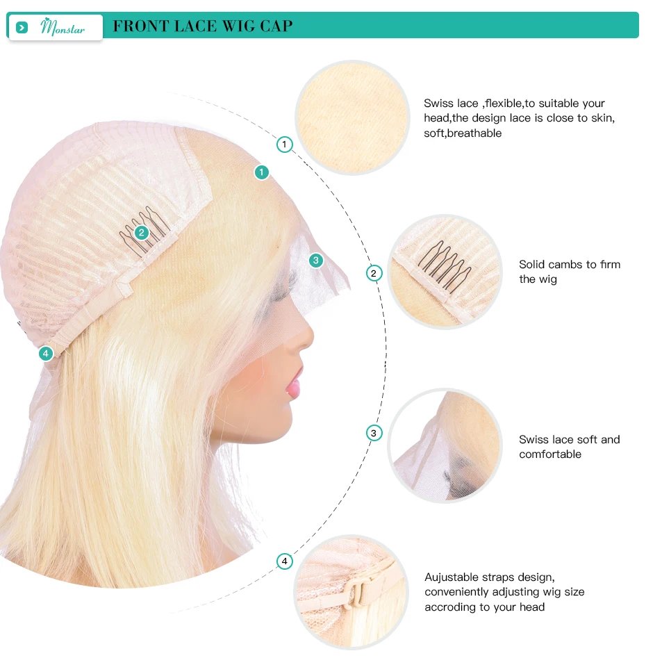 5x5 13x4 13x6 613 Blonde Bob Hair Wig Human Hair Lace Frontal Wig Brazilian Straight Bob Wig Lace Front Human Hair Wig for Women