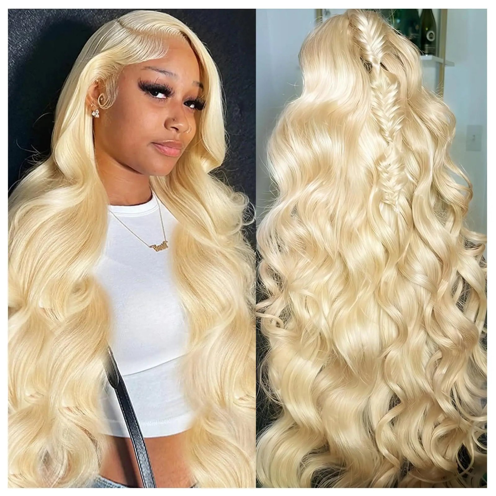 28 Inch Blonde Wig 613 HD Lace Frontal Wig 13x6 Body Wave Lace Front Wigs Human Hair 13x4 Lace Colored Wig For Black Women