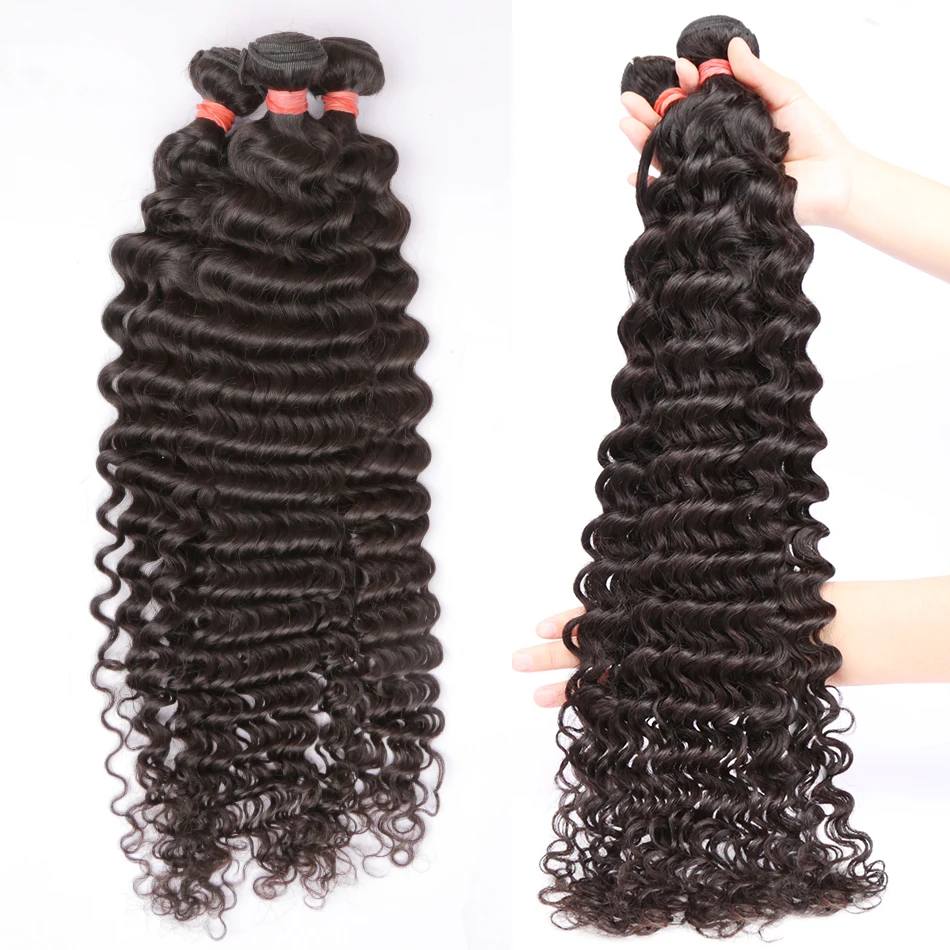 30 40 Inch Long Loose Deep Wave Bundles Human Hair 100% Brazilian Remy Raw Curly Water Wave 3 4 Bundles deal Wholesale Tissage 30 40 Inch Long Loose Deep Wave Bundles Human Hair 100% Brazilian Remy Raw Curly Water Wave 3 4 Bundles deal Wholesale Tissage