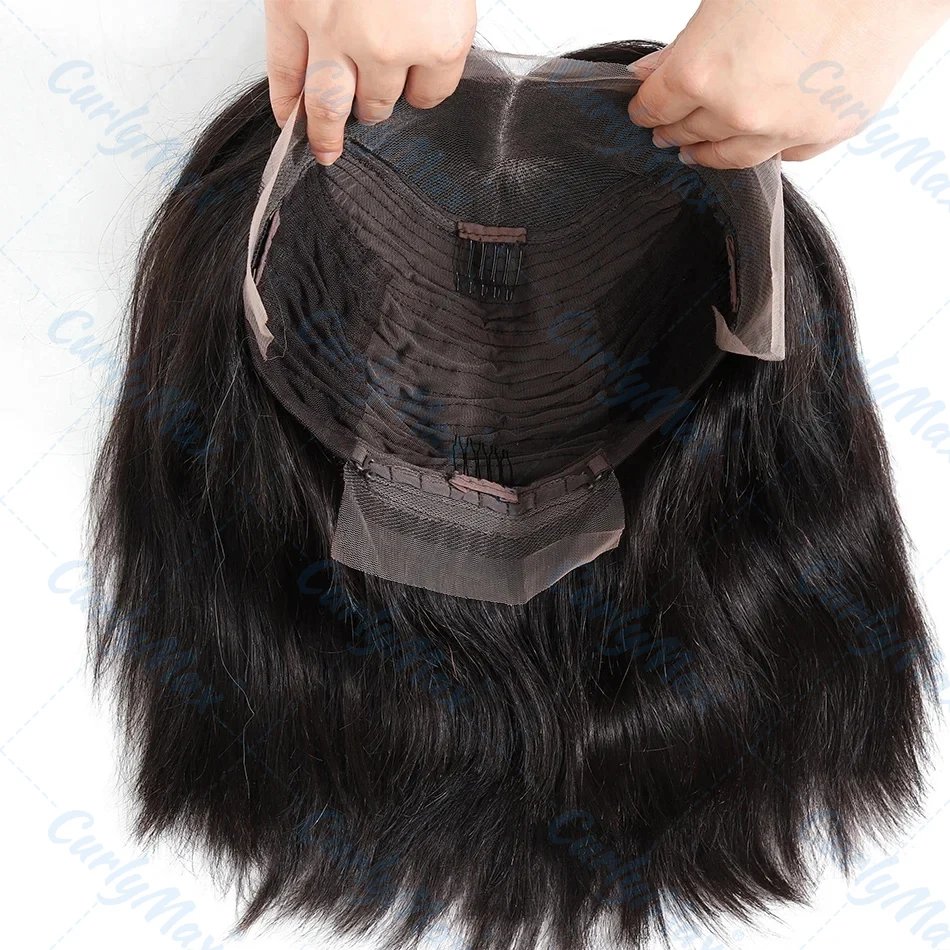 250% Brazilian Bone Straight Short Bob 13x4 Lace Frontal Human Hair 13x6 HD Transparent Lace Front 5x5 Closure Bob Wig For Women