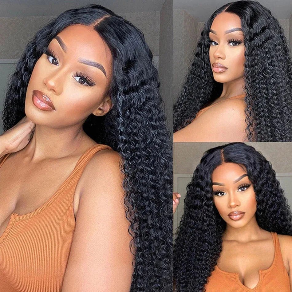 4x4 13x4 Transparent HD Lace Frontal Closure Straight Water Wave Kinky Curly Lace Closure Only 100% Remy Human Hair pre plucked