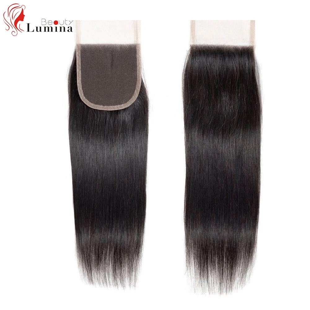 Straight 13x4 Lace Frontal Brazilian 100% Human Hair Remy 4x4/5x5 Handtied Lace Closure Soft Lace Frontal Only 8-24inches